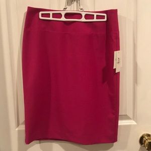 Ellen Tracy Pink Pencil Skirt